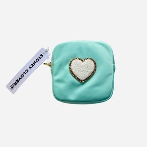 Stoney Clover Lane mini pouch with heart